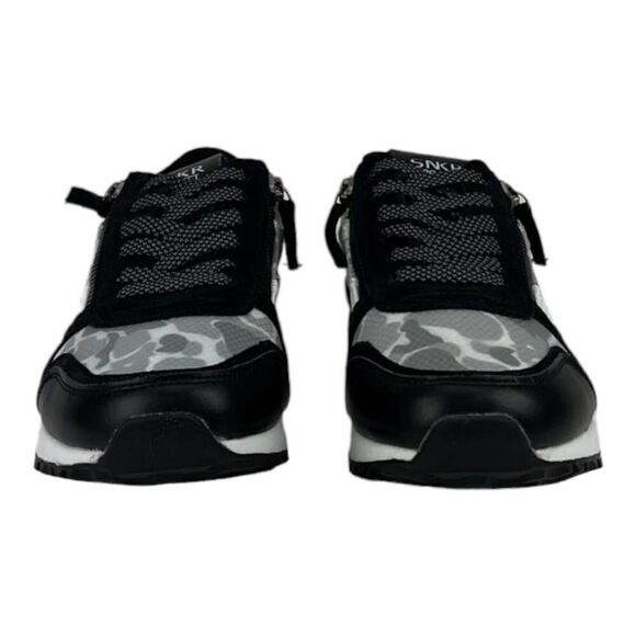 New SNKR Project Men US 11.5 Fashion Sneakers  Rodeo 1.5 Black Grey Camo Shoes - Picture 2 of 8